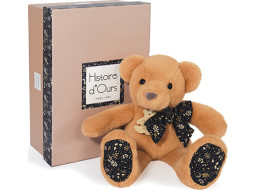 Doudou Histoire d´Ours Plyšový kamarád světle hnědý medvídek 25 cm