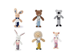 Doudou Chrastítko pískací 17 cm 1 ks