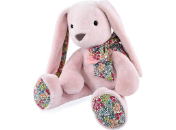 Doudou Histoire d´Ours Plyšový kamarád růžový králíček 40 cm