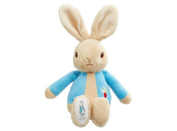 Rainbow Plyšové chrastítko králíček Petr & Flopsy 1 ks modré