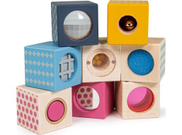 Bigjigs Toys Smyslové kostky