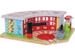 Bigjigs Rail Exkluzivní depo pro 5 vláčků