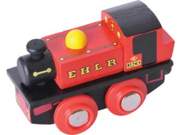 Bigjigs Rail Dřevěná replika lokomotivy EHLR Jack