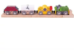 Bigjigs Rail Dřevěný stavební vlak