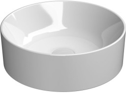 GSI KUBE X keramické umyvadlo na desku, průměr 40cm, bílá ExtraGlaze 942611