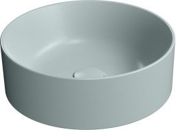 GSI KUBE X keramické umyvadlo na desku, průměr 40cm, ghiaccio mat 942615
