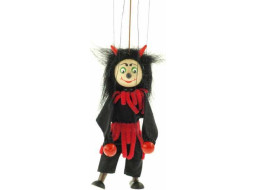 Dřevěné mini loutky - Čert