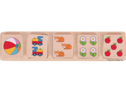Bigjigs Toys Vkládací puzzle počítání