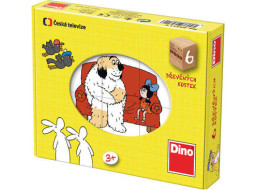Dino Dřevěné kostky pohádky 6 ks