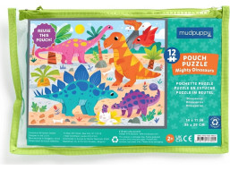 Mudpuppy Puzzle Silní dinosauři 12 dílů