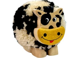 2Kids Toys Dřevěná figurka XL pompon Kráva