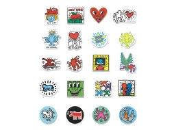 Vilac Dřevěné magnetky Keith Haring
