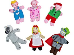 Bigjigs Toys Prstoví maňásci pohádkové postavičky