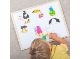 Bigjigs Toys Magnetky ptačí přátelé