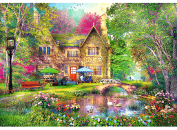 TREFL Puzzle Lesní útočiště 1000 dílků