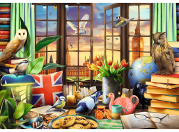 TREFL Puzzle Premium Plus Tea Time: Vše britské 1000 dílků