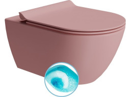 GSI PURA závěsná WC mísa, Swirlflush, 36x55cm, blush dual-mat 881524