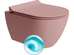 GSI PURA závěsná WC mísa, Swirlflush, 36x50cm, blush dual-mat 881624