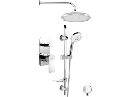 Aqualine DAPHNE podomítkový sprchový set s pákovou baterií, 2 výstupy, chrom DH944