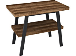 Sapho TWIGA umyvadlový stolek 100x72x50 cm, černá mat/dub tmavý VC442-100-11