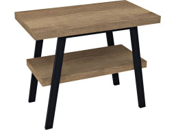 Sapho TWIGA umyvadlový stolek 80x72x50 cm, černá mat/dub Rover VC442-80-4