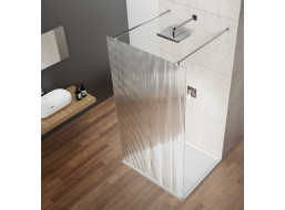Gelco VARIO CHROME jednodílná sprchová zástěna do prostoru, sklo nordic, 800 mm GX1580-01