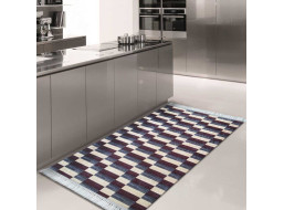Kusový koberec BIANCA tiles - odstíny fialové/modré
