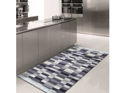 Kusový koberec BIANCA tiles - odstíny šedé