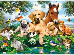 CASTORLAND Puzzle Letní přátelé 200 dílků