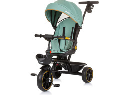 CHIPOLINO Tříkolka se stříškou Max Sport 2v1 Pastel Green