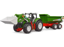 Bruder Traktor ROADMAX s čelním nakladačem a vozem