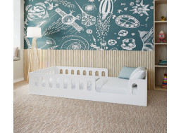 Dětská Montessori postel TIMON - 160x80 cm - bílá