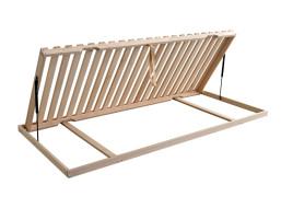 Bukový laťkový rošt AHORN - Fagus Latt Kombi P 22 - 200x120 cm - s bočním výklopem