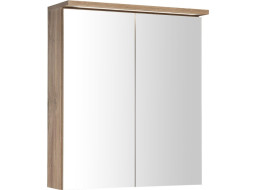 Aqualine KAWA STRIP galerka s LED osvětlením 60x70x22cm, dub emporio WGL36S
