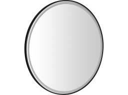 Sapho KADRIS kulaté zrcadlo s LED osvětlením ø 80cm, černá mat KD080