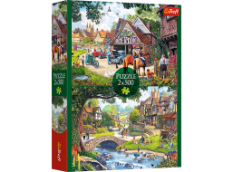 TREFL Puzzle Idylický život 2x500 dílků