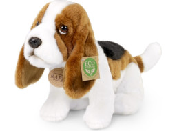Rappa Plyšový basset 32 cm ECO-FRIENDLY