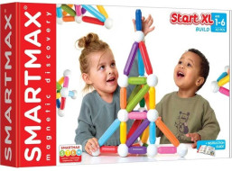 SMARTMAX Magnetická stavebnice Start XL Build 42 dílků