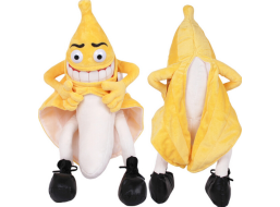 Plyšová hračka ANGRY BANANA - žlutý