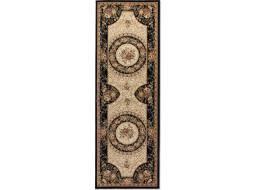 Běhoun Herat 105993 Black Cream