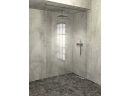 Polysan ARCHITEX sada pro uchycení skla, podlaha-stěna-strop, 1610x2600mm, leštěný hliník AL2616