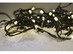 Solight LED vánoční řetěz, 3m, 20 LED, 3 x AA, teplé bílé světlo, zelený kabel
