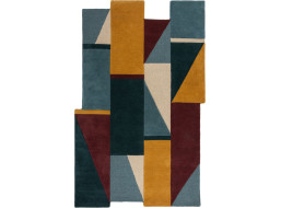 Ručně všívaný kusový koberec Abstract Shuffle Shaped Multi