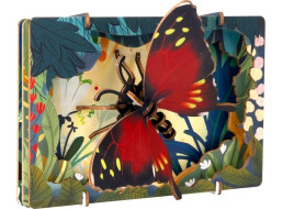 EscapeWelt 3D dřevěné puzzle Motýl