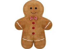 Tvarovaný polštář VÁNOČNÍ PERNÍČEK - 35x35 cm