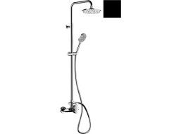 Sapho PAX sprchový sloup s pákovou baterií, černá XA139/15
