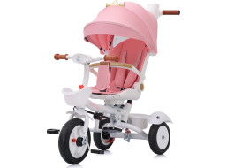 CHIPOLINO Tříkolka se stříškou Futuro 2v1 Princess