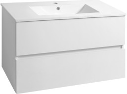 Aqualine PANEDA umyvadlová skříňka 89, 5x55x45, 2cm, bílá PN290