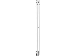 Sapho PILON otopné těleso 122x1800mm, se dvěma háčky pro ručník, bílá mat IZ125T