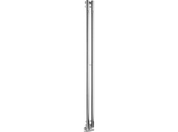 Sapho PILON otopné těleso 122x1800mm, se dvěma háčky pro ručník, chrom IZ123T